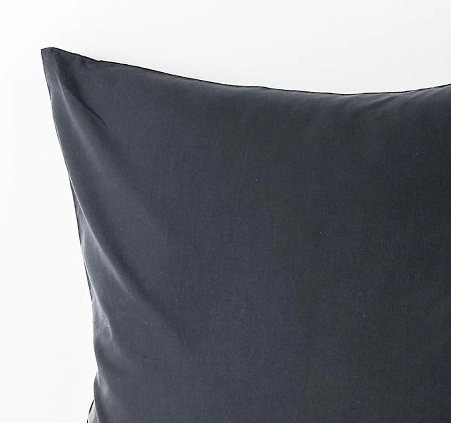 Halo Organic Cotton European Pillowcase Steel - Image 2
