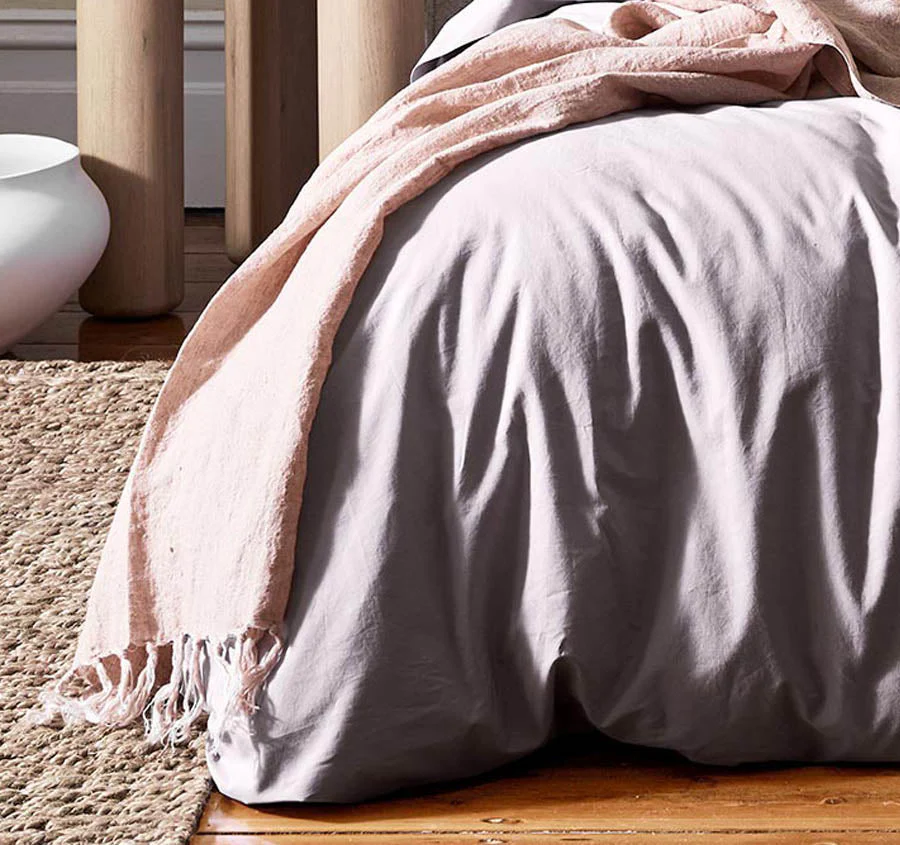Halo Organic Cotton Quilt Cover Range Dusk - Image 3