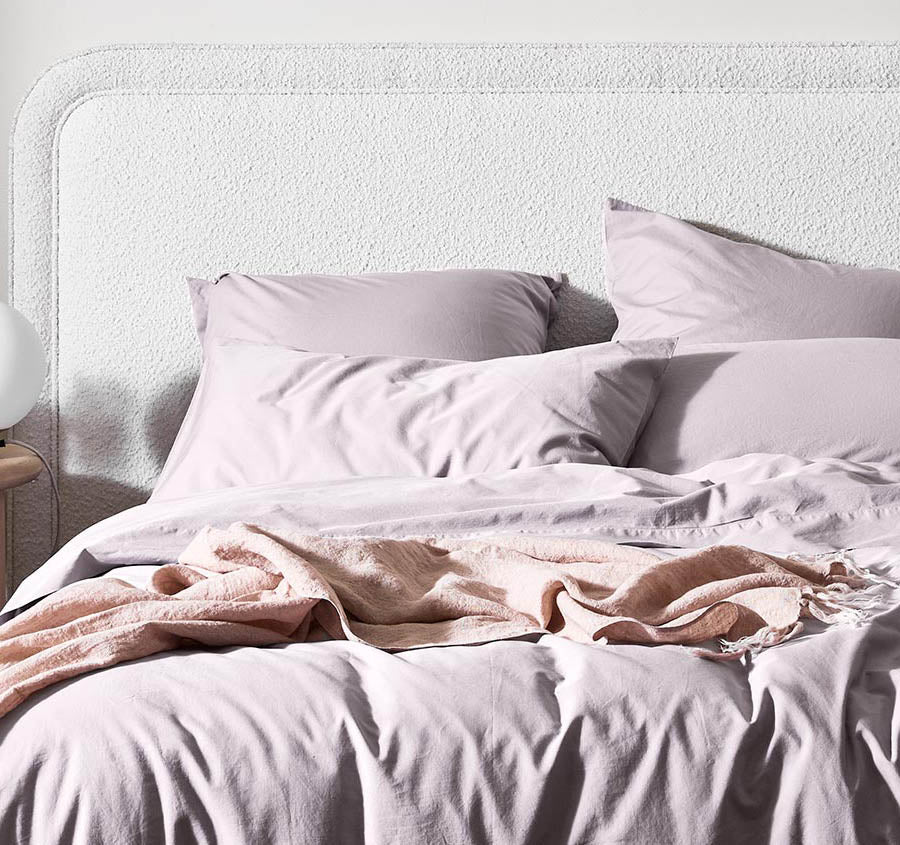 Halo Organic Cotton Quilt Cover Range Dusk - Image 4