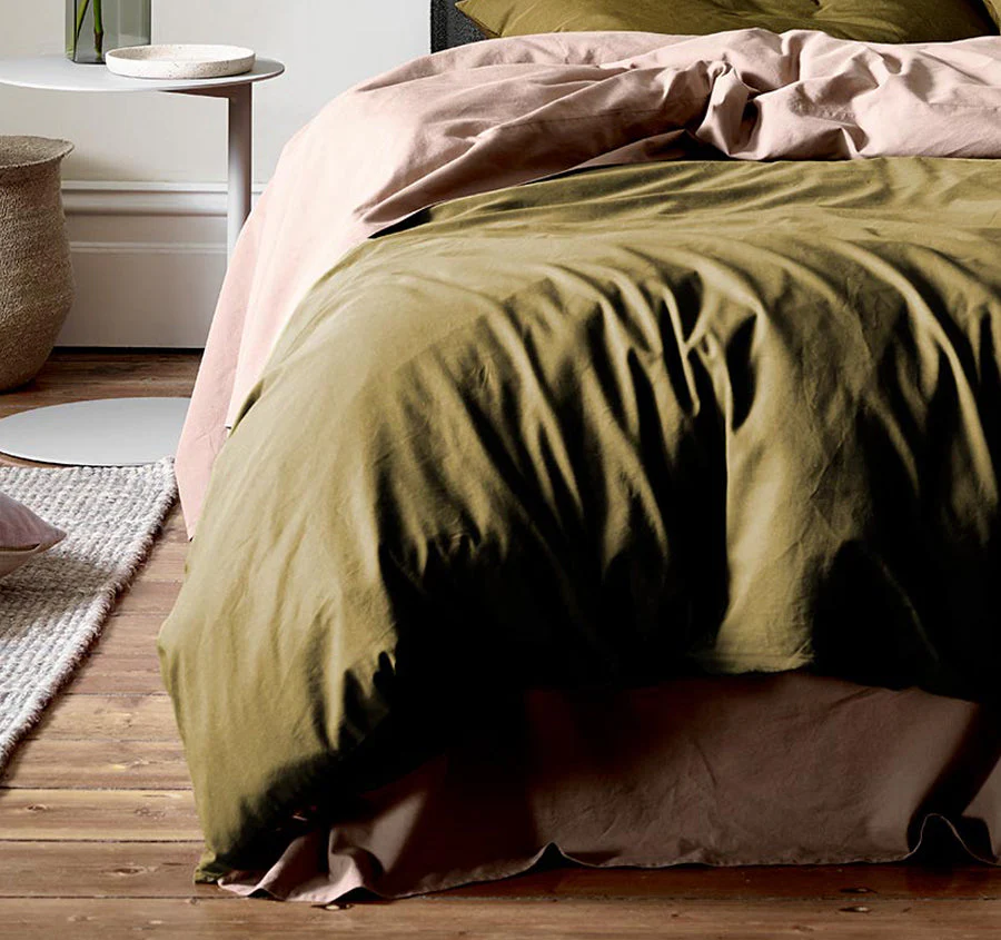 Halo Organic Cotton Quilt Cover Range Khaki - Image 2