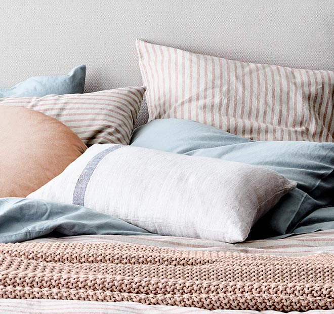 Herringbone 35x55cm Filled Cushion Natural - Image 3