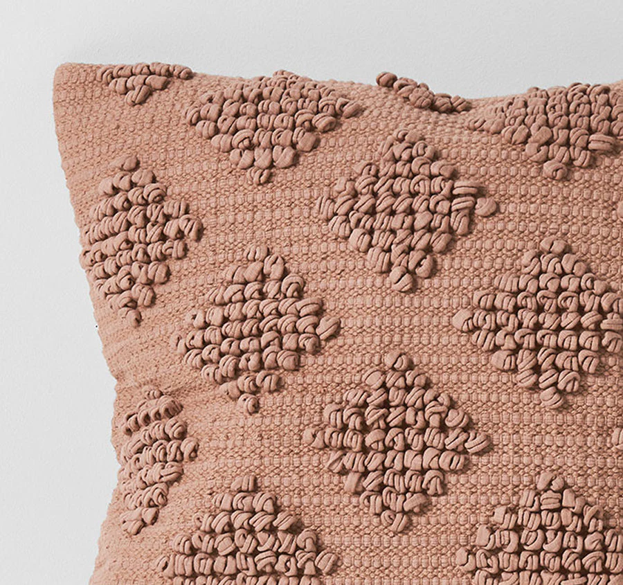 Husk 50x50cm Filled Cushion Clay - Image 2