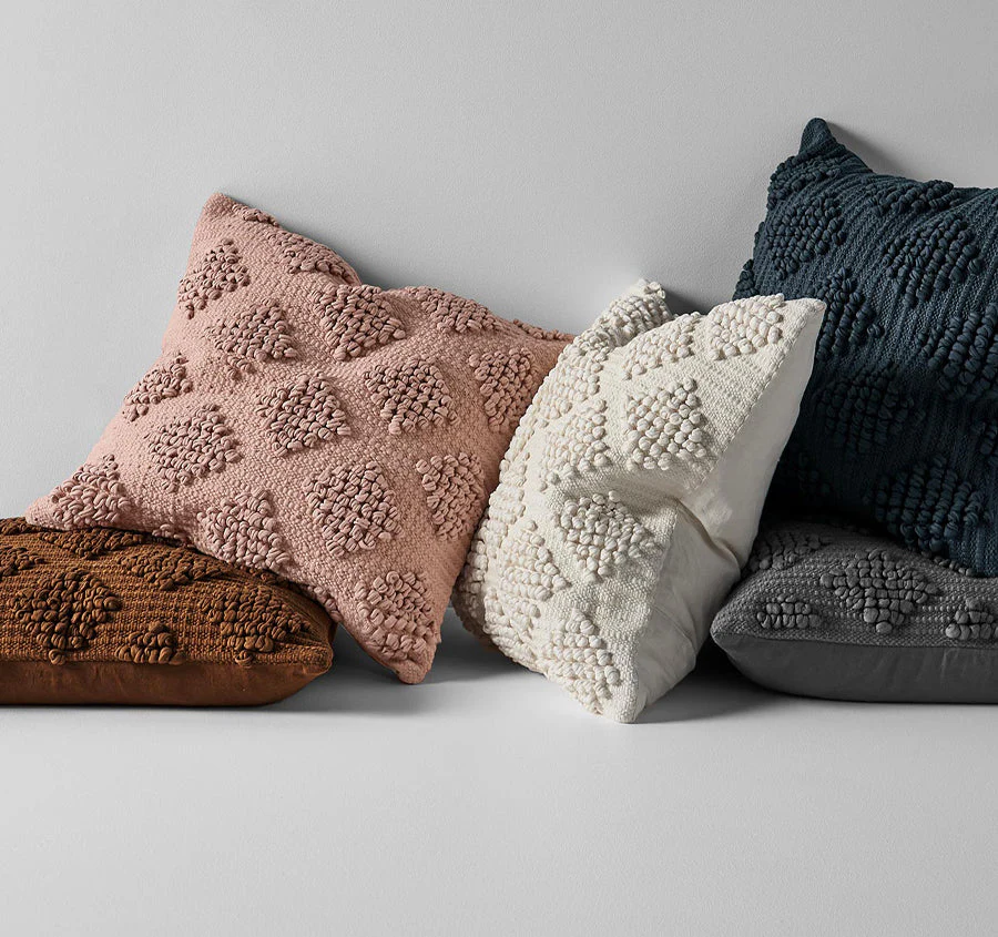 Husk 50x50cm Filled Cushion Ivory - Image 4