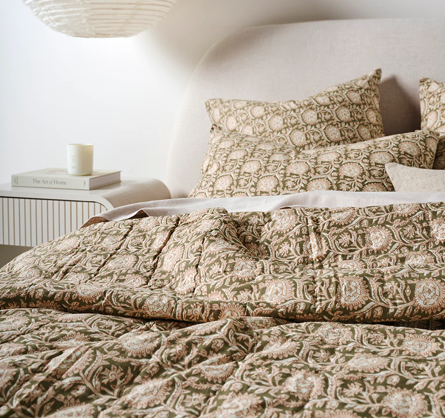 Jaipur Coverlet Olive - Image 4