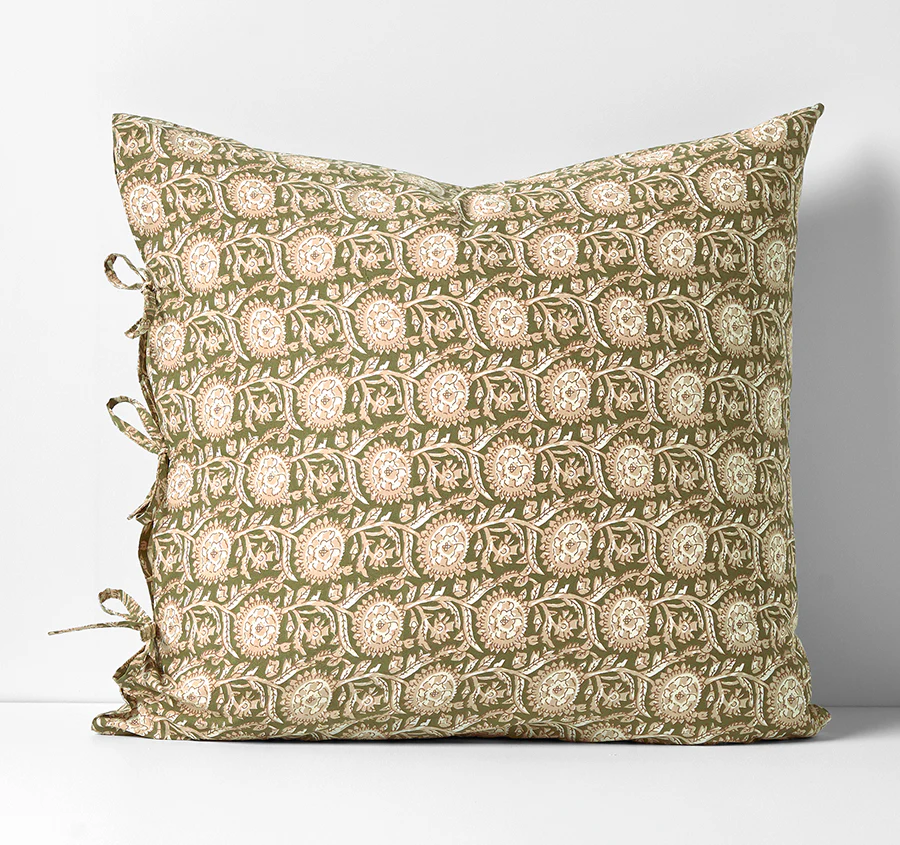 Jaipur European Pillowcase Olive