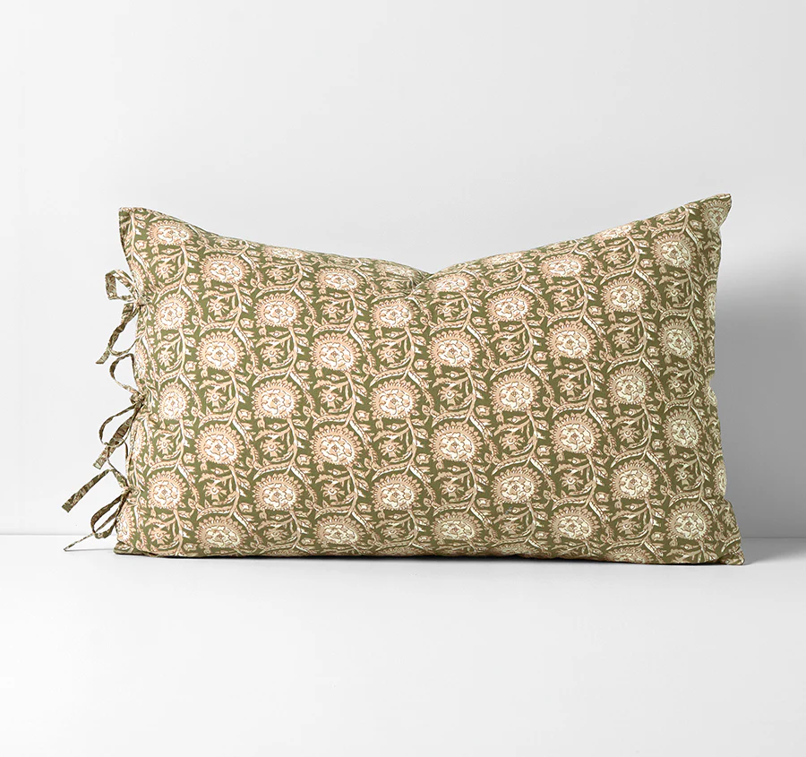 Jaipur Standard Pillowcase Olive