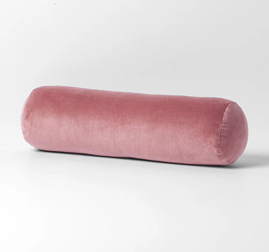 Luxury Velvet 18x60cm Filled Bolster Orchid
