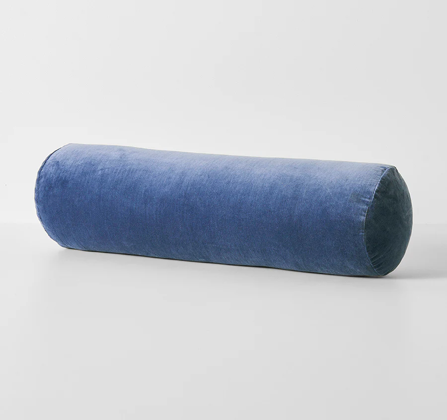 Luxury Velvet 18x60cm Filled Bolster Royal