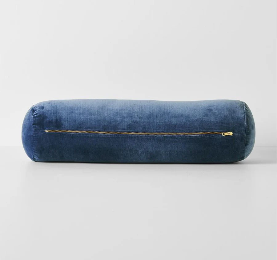 Luxury Velvet 18x60cm Filled Bolster Royal - Image 3