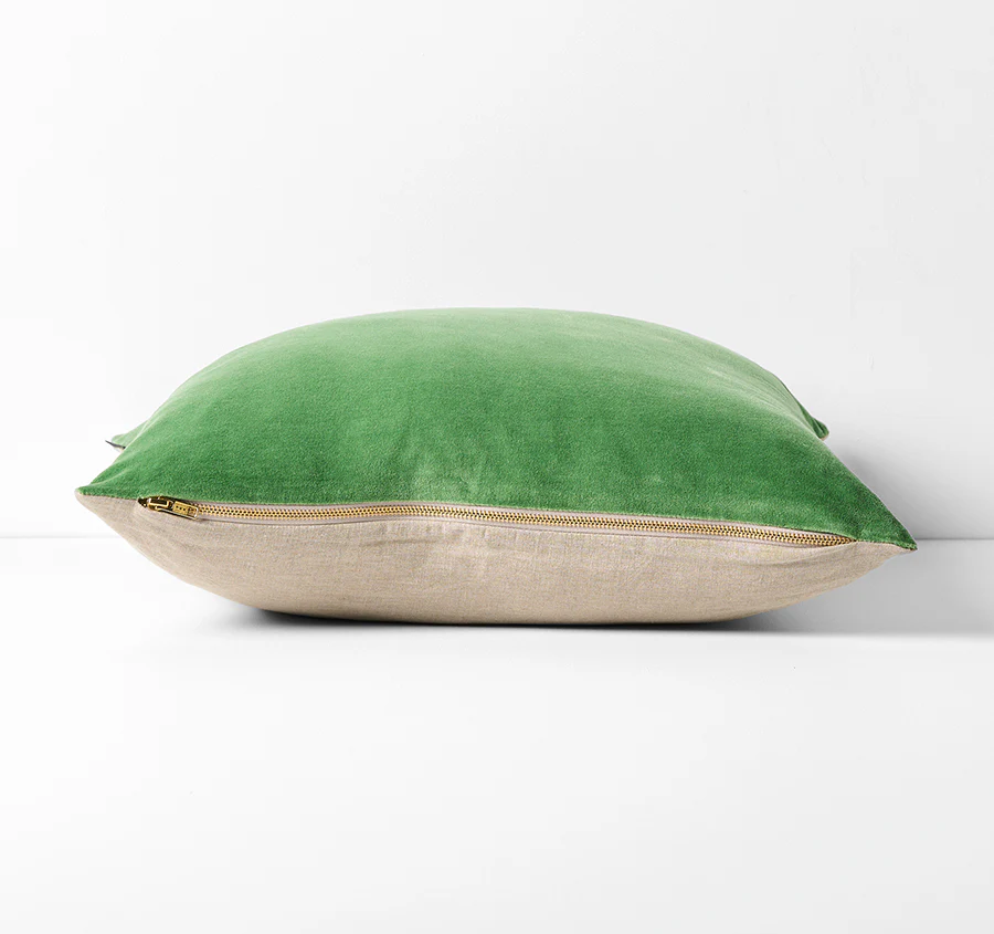 Luxury Velvet 50x50cm Filled Cushion Emerald - Image 3