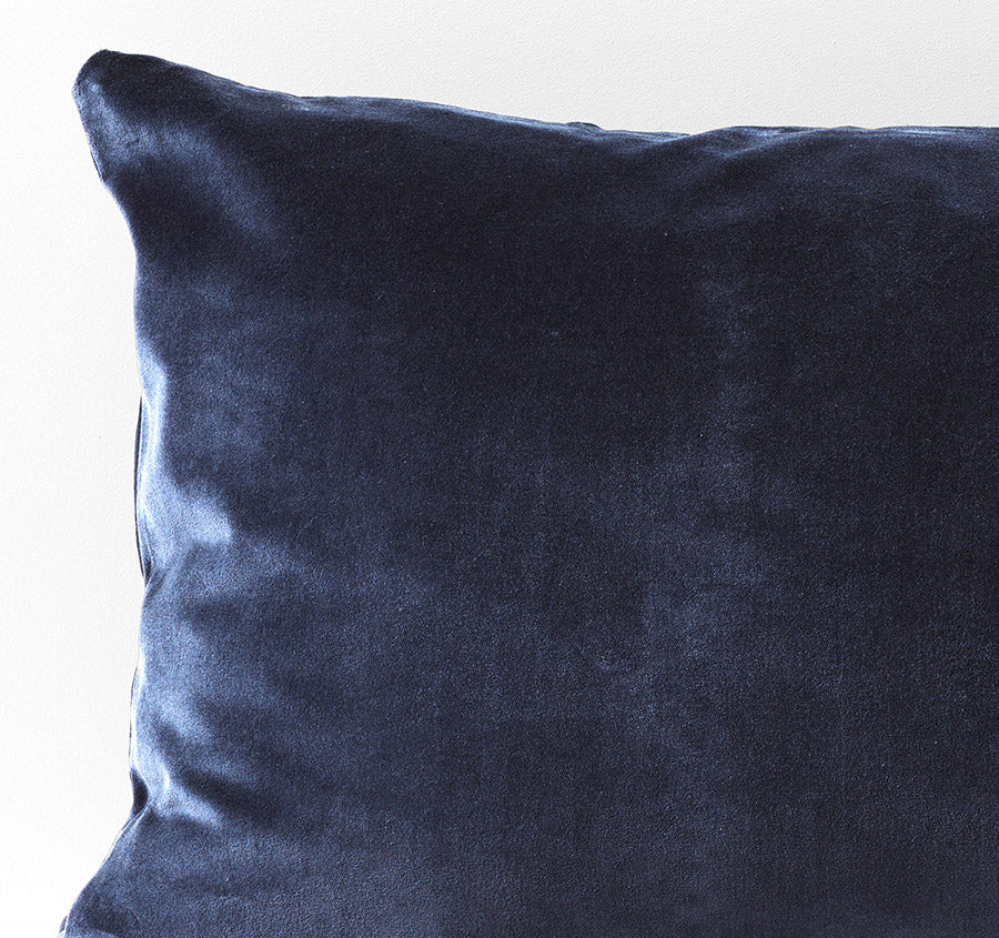 Luxury Velvet Standard Pillowcase Slate - Image 2