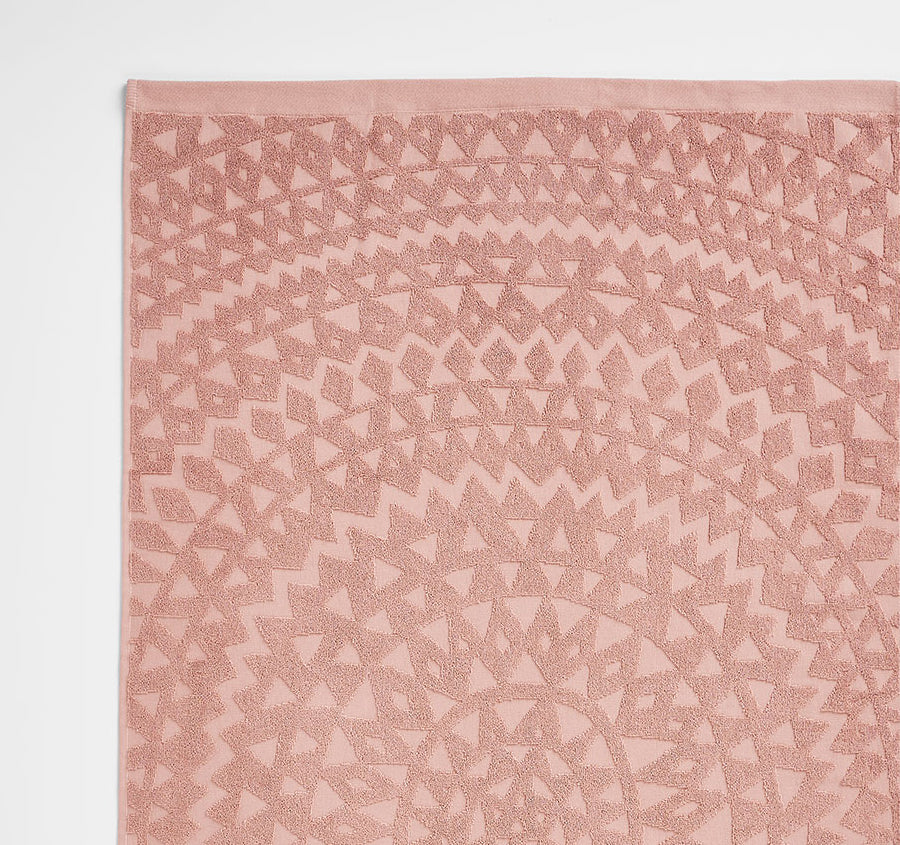Maya 580GSM Cotton Bath Towel Range Clay - Image 2