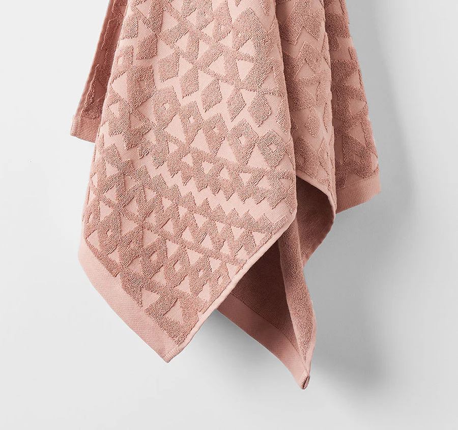 Maya 580GSM Cotton Bath Towel Range Clay - Image 5