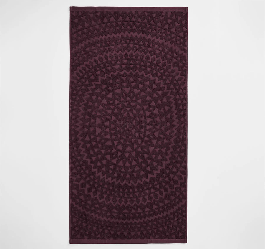 Maya 580GSM Cotton Bath Towel Range Fig - Image 3