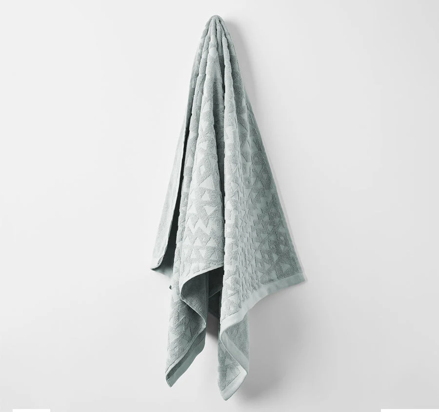 Maya 580GSM Cotton Bath Towel Range Limestone - Image 4