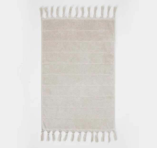 Paros 5 Piece 580GSM Cotton Bath Towel Set Natural - Image 2