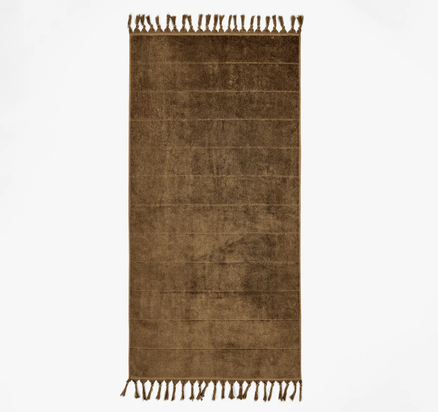 Paros 580GSM Cotton Bath Towel Range Caramel - Image 3