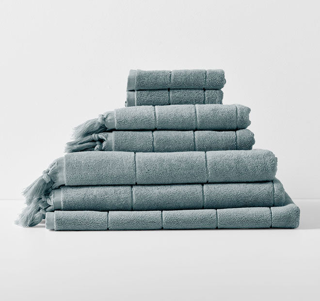 Paros 580GSM Cotton Bath Towel Range Eucalypt - Image 5