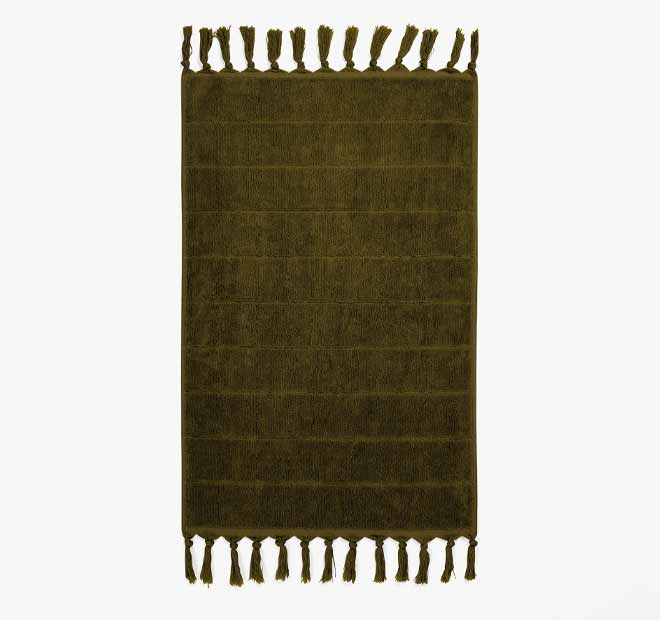Paros 580GSM Cotton Bath Towel Range Khaki - Image 2