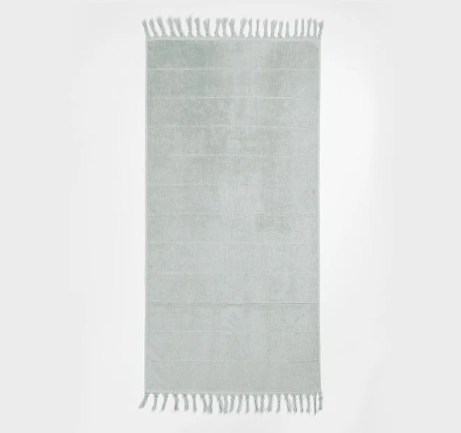 Paros 580GSM Cotton Bath Towel Range Limestone - Image 3