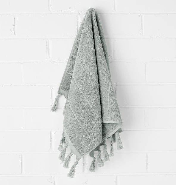 Paros 580GSM Cotton Bath Towel Range Limestone - Image 4