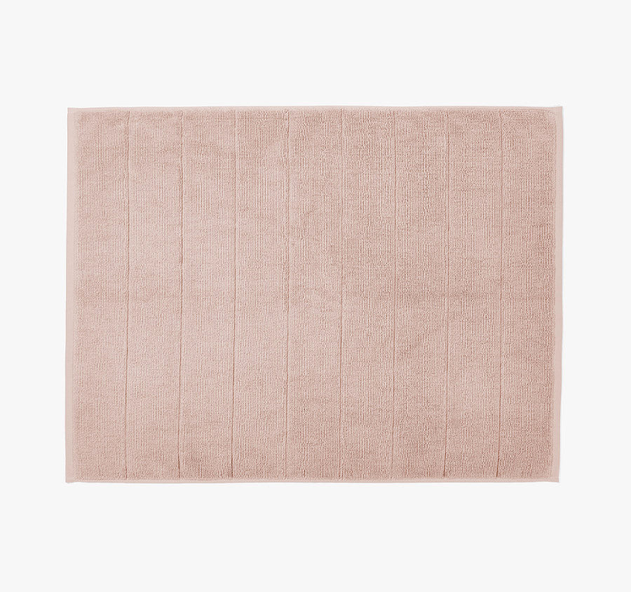 Paros 840GSM Cotton Bath Mat Pink Clay