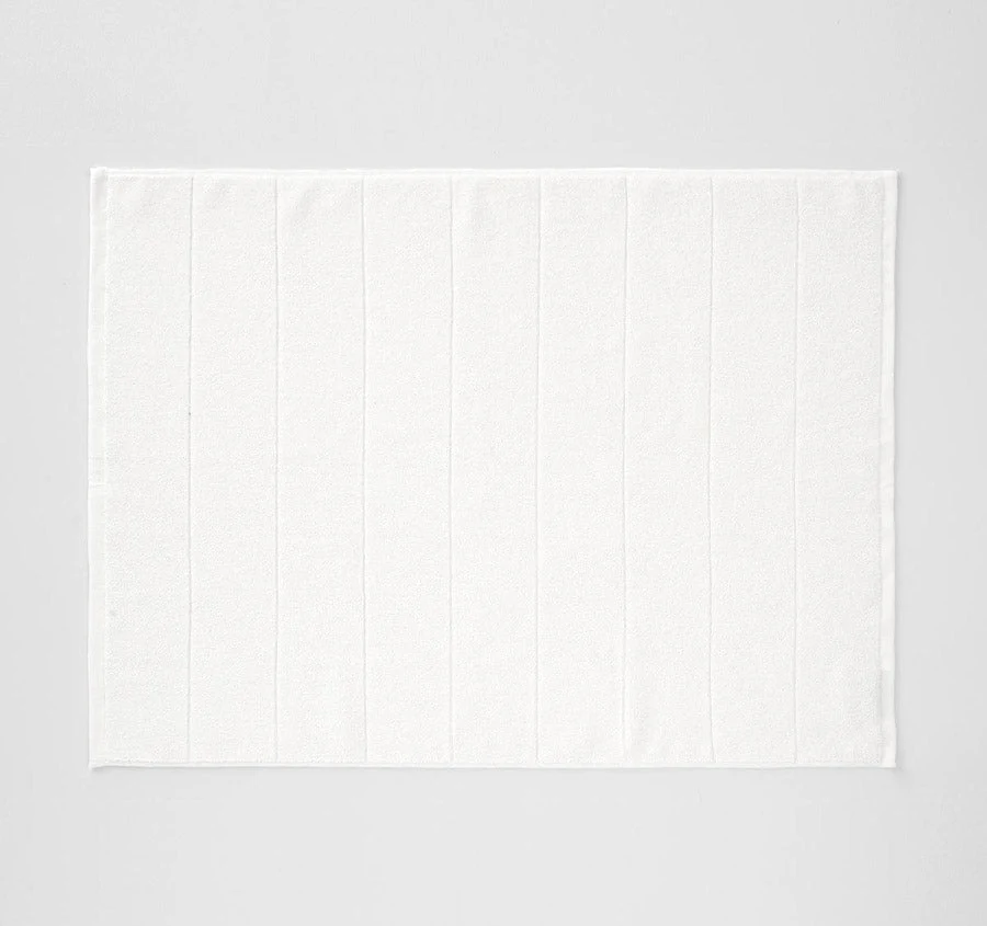 Paros 840GSM Cotton Bath Mat White Wash