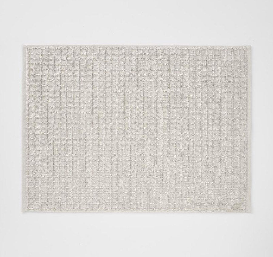 Waffle 840GSM Cotton Bath Mat Natural