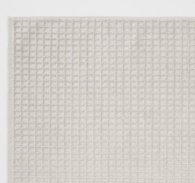 Waffle 840GSM Cotton Bath Mat Natural - Image 2