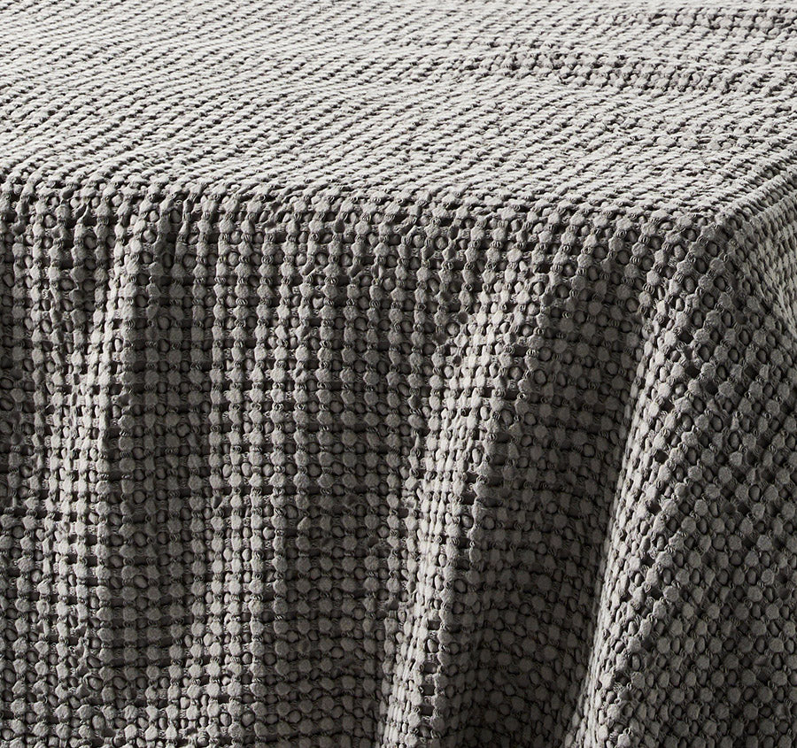Waffle Bed Throw Smoke - Image 2