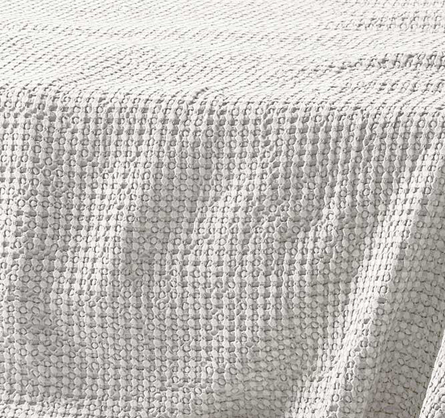 Waffle Bed Throw White - Image 2