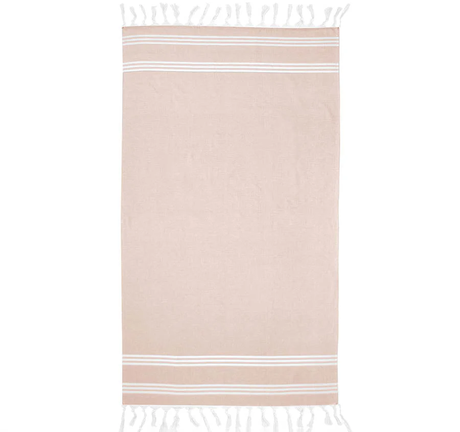 Amalfi 90x170cm Beach Towel Papaya