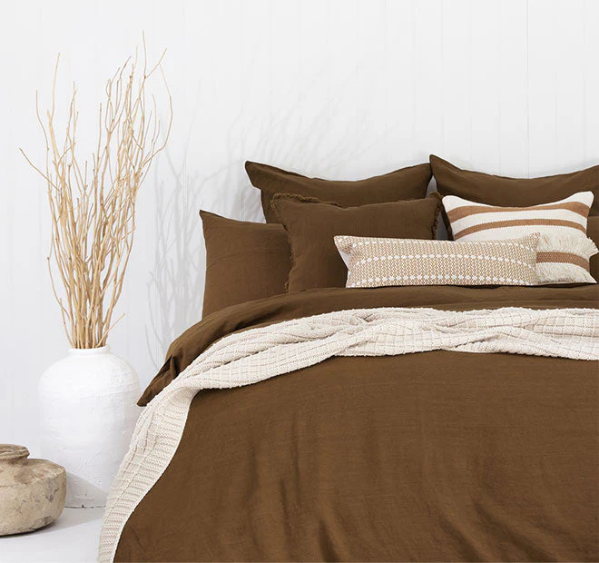 Bremer 30x60cm Filled Cushion Tobacco - Image 4