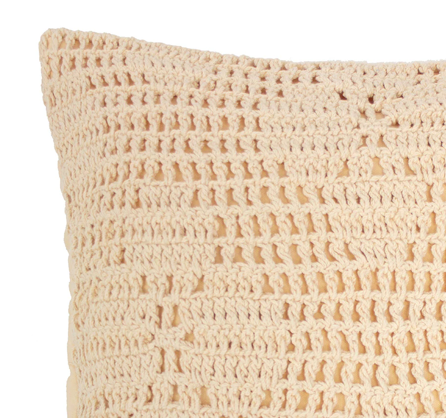 Callista 50x50cm Filled Cushion Custard - Image 2