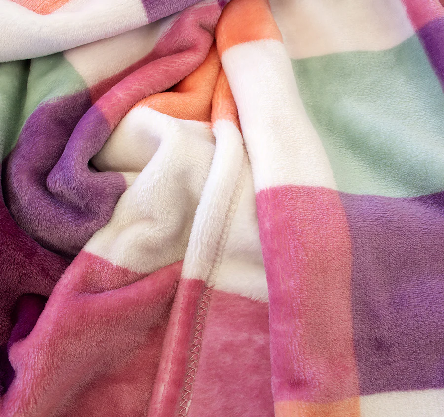 Charlie Ultraplush Blanket Range Sherbet - Image 2