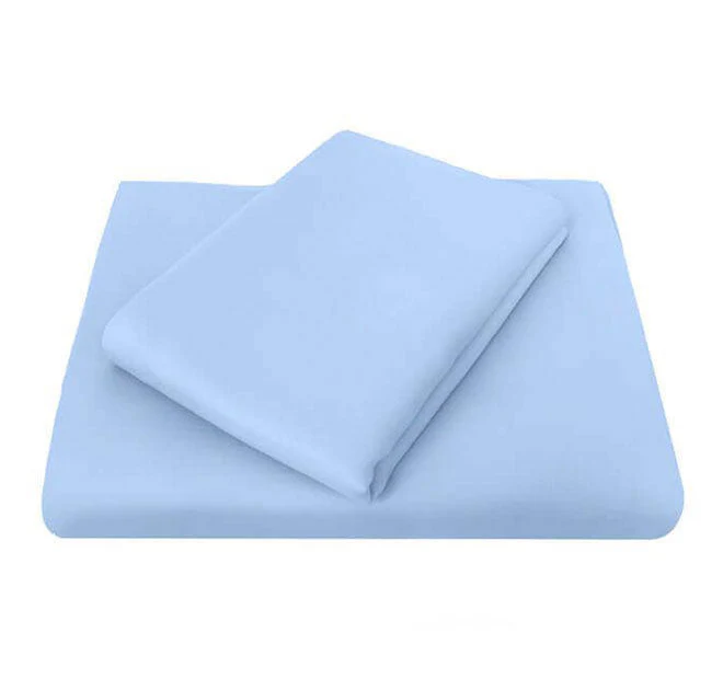 Chateau 210THC Polyester Cotton Standard Pillowcase Blue - Image 2