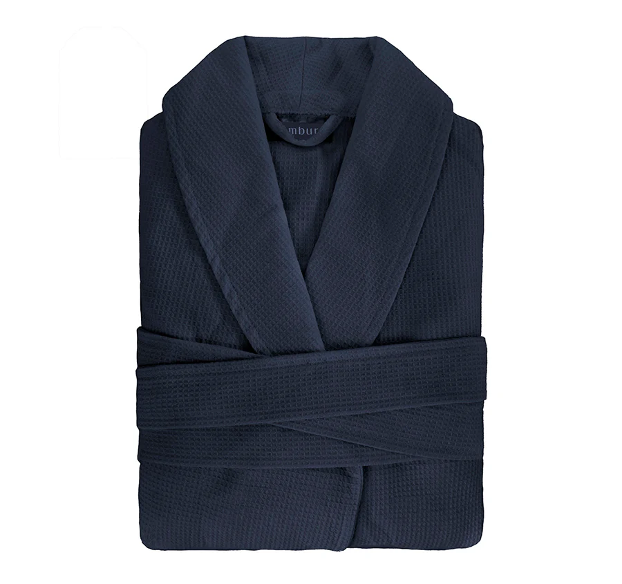 Chateau Waffle Robe Navy