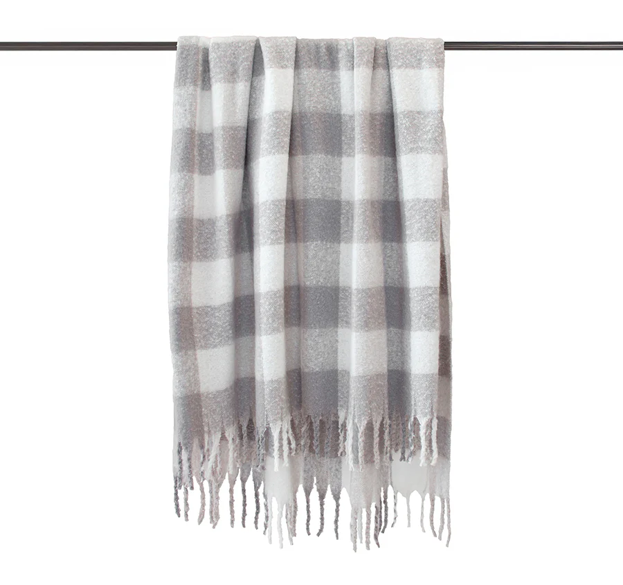 Cosmo 130x200cm Throw Rug Stone