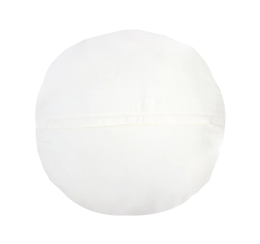 Demi 45cm Round Filled Cushion Ivory - Image 3