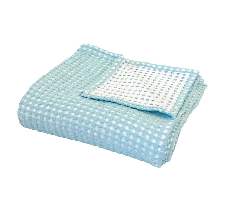 Dora 130x180cm Throw Rug Aqua