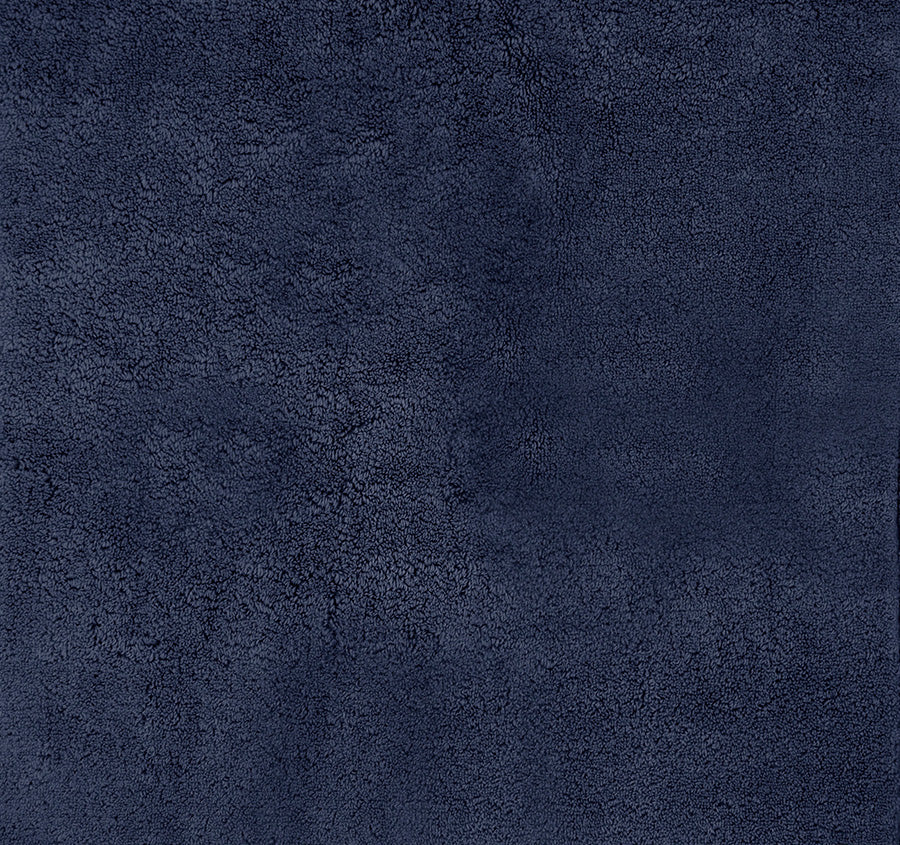 Elvire 2 Piece 800GSM Cotton Bath Mat Set Navy - Image 2