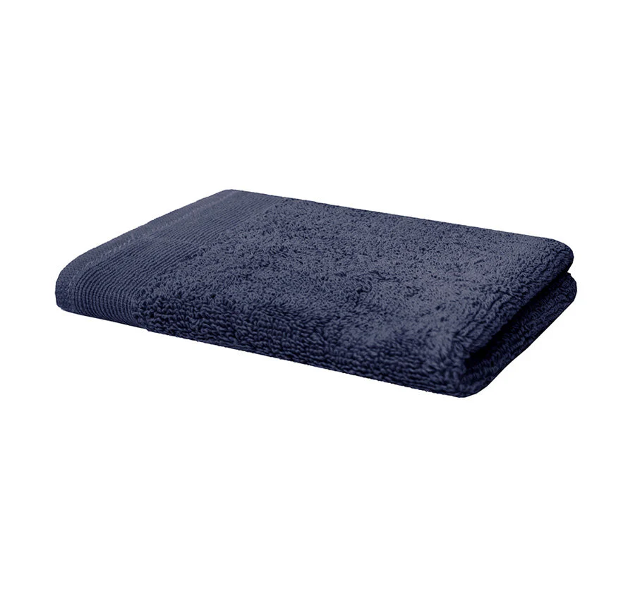 Elvire 6 Piece 600GSM Cotton Face Washer Set Navy - Image 2