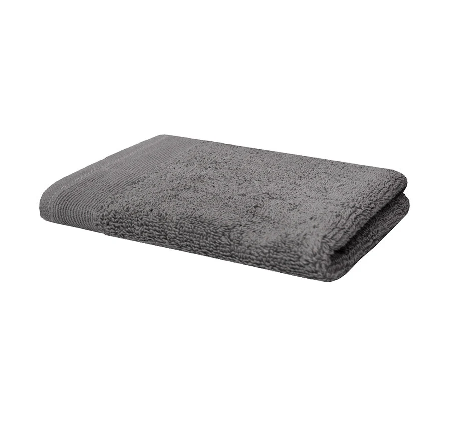 Elvire 6 Piece 600GSM Cotton Face Washer Set Pewter - Image 2