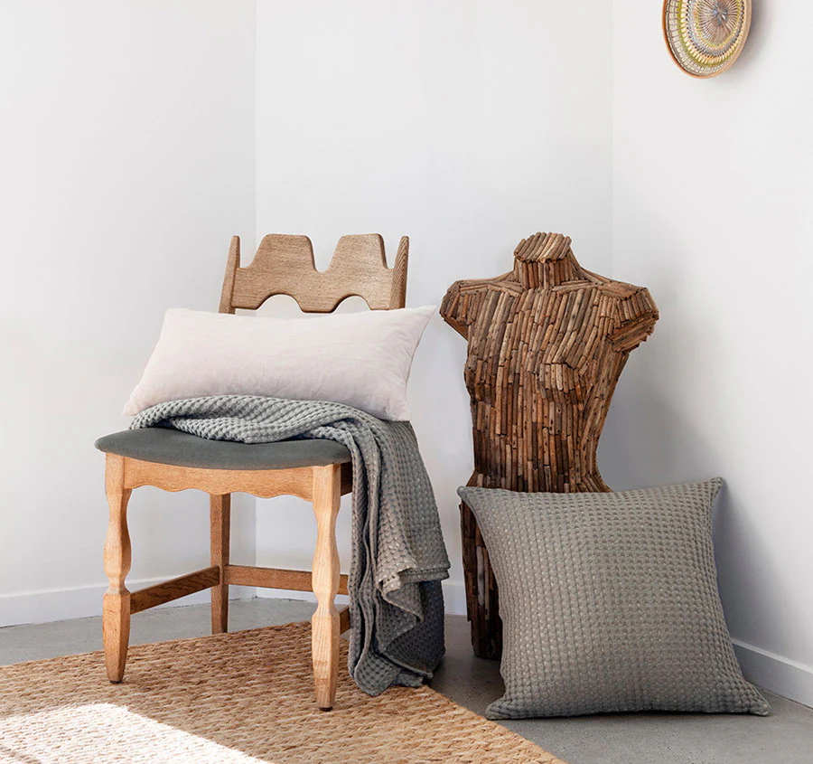 Endor 50x50cm Filled Cushion Sage - Image 3