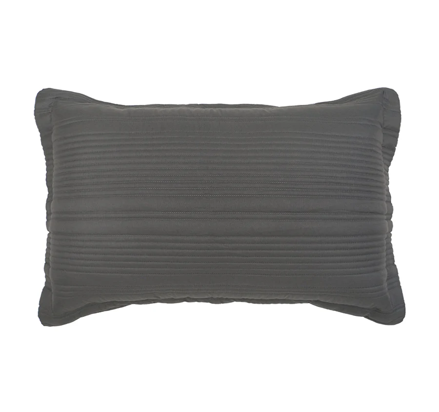 Flinders Coverlet Set Range Charcoal - Image 3