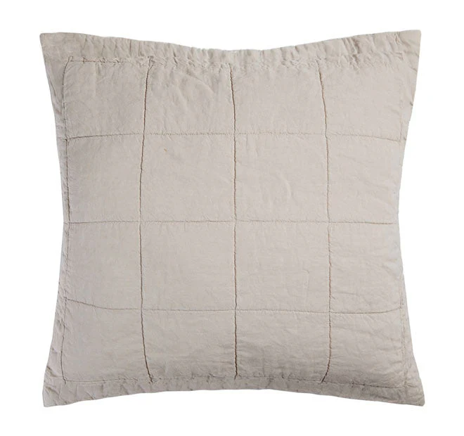 French Linen Coverlet Pebble - Image 3