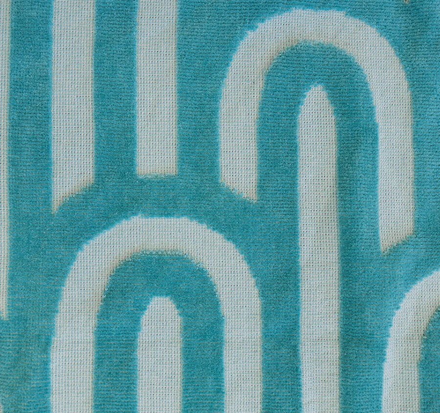 HiLo Kids Poncho Arcade Turquoise - Image 2