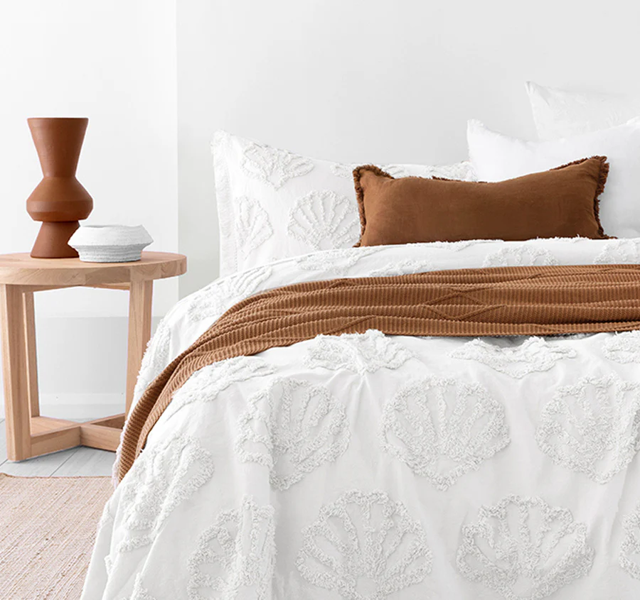 Hydra Coverlet Set White - Image 4