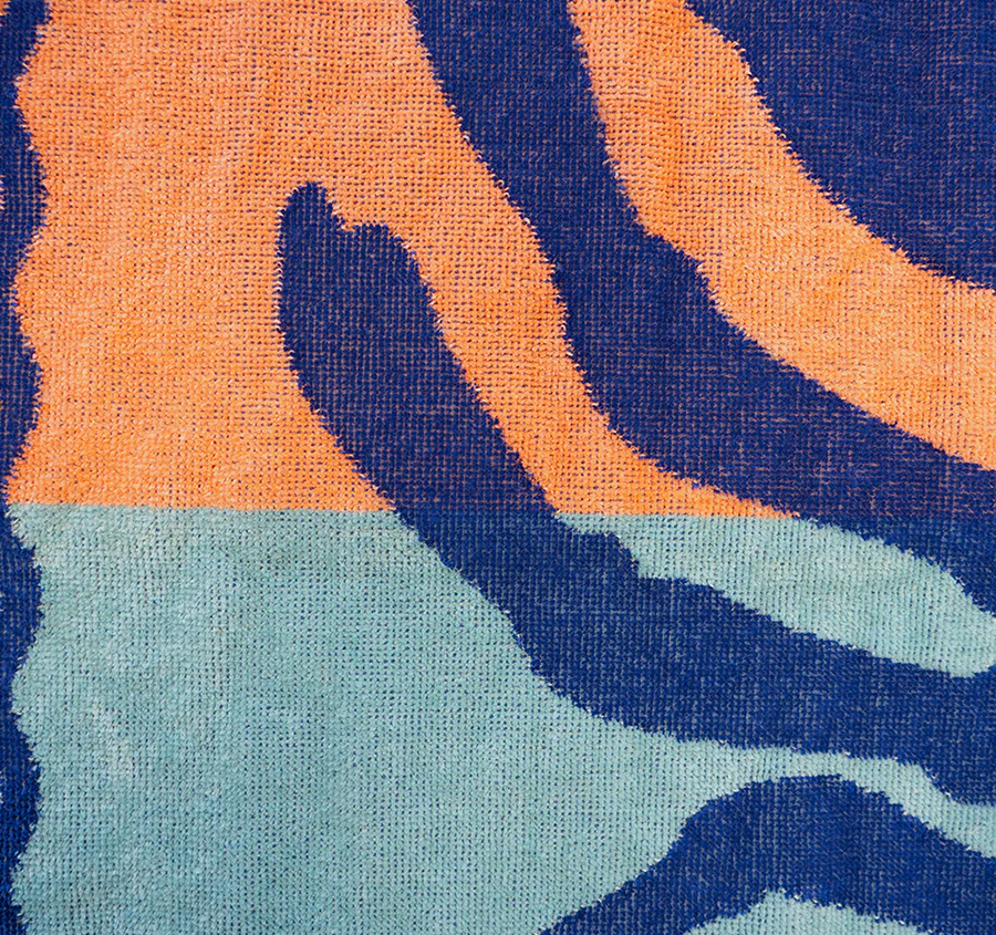 Jacquard 90x170cm Beach Towel Lobster - Image 2