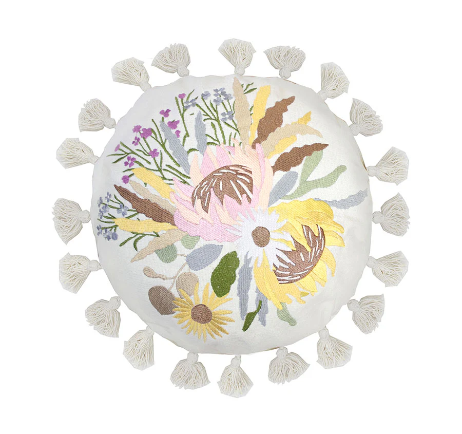 Makea 45cm Round Filled Cushion